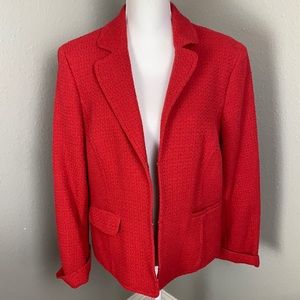 Red Tweed Blazer